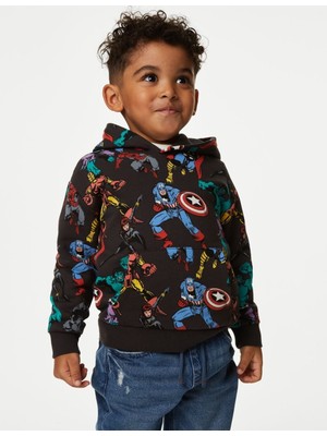 Marks & Spencer Marvel™ Kapüşonlu Sweatshirt