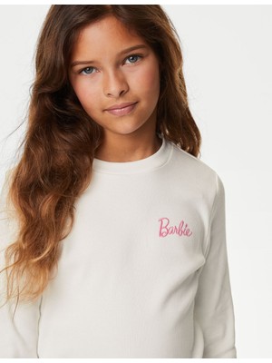 Marks & Spencer Barbie™ Uzun Kollu T-Shirt