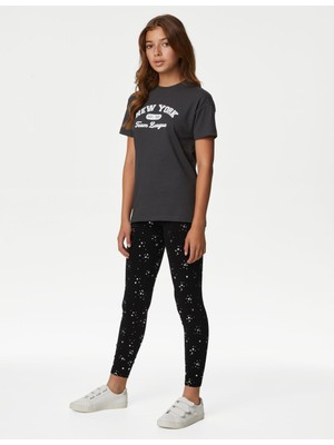 Marks & Spencer Yıldız Desenli Legging Tayt