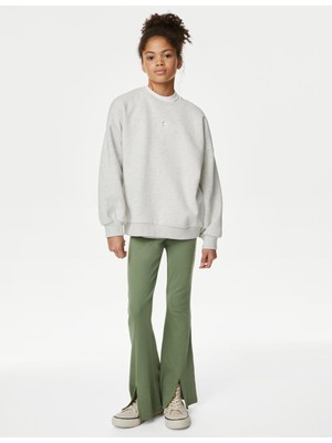 Marks & Spencer Yıldız Desenli Yuvarlak Yaka Sweatshirt