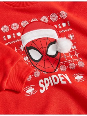 Marks & Spencer Spider-Man™ Yuvarlak Yaka Sweatshirt