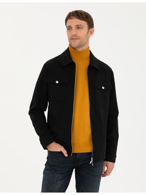 Pierre Cardin Erkek Siyah Regular Fit Ceket 50287493-VR046