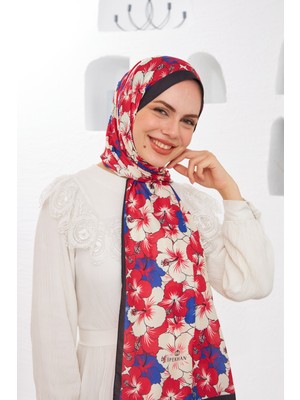 İpekhan Nature Gardenya Soft Şal Siyah 3034-12