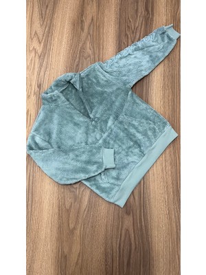 Minik Ikon Kız Çocuk Peluş Sweat