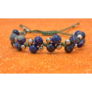 Yıldız Doğal Taş 6mm Ipli Lapis Lazuli Ayarlanabilir Ölçü Doğal Taş Bileklik