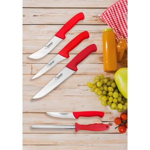 Cherry Masatlı Deluxe Kasap ve Mutfak Bıçakları Seti