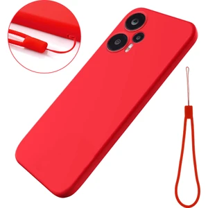 4U Sky Xiaomi Poco F5 5G/Redmi için Cep Telefonu Kapağı Not 12 Turbo, Yumuşak Astar+Sıvı Silikon Akıllı Telefon Kılıf Kılıfı (Yurt Dışından)