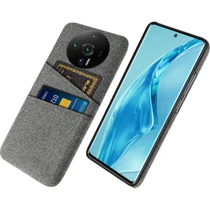4U Sky Xiaomi 12S Için Ultra 5g Kumaş Doku Çift Kart Yuvalı Anti-Shock Anti-Chop Kılıfı Anti-Fall Cep Telefonu Kapak Grey (Yurt Dışından)