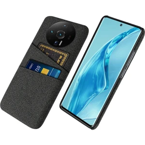 4U Sky Xiaomi 12S Için Ultra 5g Kumaş Doku Çift Kart Yuvalı Anti-Shock Anti-Chop Kılıfı Anti-Fall Cep Telefonu Kapak Black (Yurt Dışından)