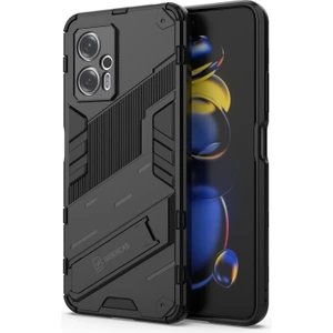 4U Sky Xiaomi Redmi Için Not 11T Pro 5g/not 11T Pro+ 5g/poco X4 Gt 5g/redmi K50I 5g Kickstand Case Hybrid Sert Pc Yumuşak Tpu Anti-Giyim Anti-Tahrikli Telefon Kabuk-Black (Yurt Dışından)
