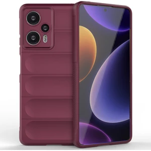 4U Sky Xiaomi Poco F5 5g/redmi Için Not 12 Turbo Esnek Tpu Telefon Kılıfı Önleme Önlemli Geri Arka Kapak Kırmızısı (Yurt Dışından)