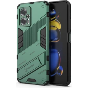 4U Sky Xiaomi Redmi Için Not 11T Pro 5g/not 11T Pro+ 5g/poco X4 Gt 5g/redmi K50I 5g Kickstand Case Hybrid Sert Pc Yumuşak Tpu Anti-Giyim Anti-Tahrikli Telefon Kabuk Yeşilliği (Yurt Dışından)