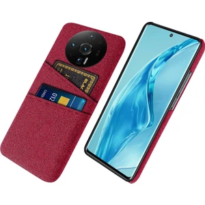 4U Sky Xiaomi 12S Için Ultra 5g Bez Doku Çift Kart Yuvalı Anti-Shock Anti-Shock Anti-Fall Cep Telefonu Kapak-Kırmızı (Yurt Dışından)