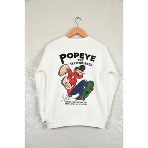 Wolters Outdoors Çocuk Temelreis Oversize Baskılı Pamuklu Bisiklet Yaka Kısa Kollu Sweatshirt