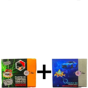 Plastik Yenileyici Seramik 50ML + 9h Seramik Kaplama 50ML Seramik Set
