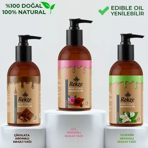 Çikolata + Gül + Yasemin Aromalı Erotica Nemlendirici Vücut Aromaterapi Masaj Yağı 120 ml