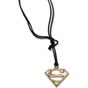 EZG Business Superman Dc Model Deri Ipli Tasarım Kolye