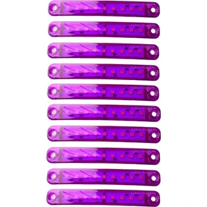 Ahmet Otomotiv 10 Adet 9 Ledli Parmak LED Lamba Mor 12V-24V