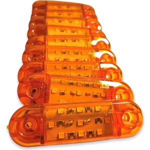 Ahmet Otomotiv (10 Adet) Tombul Parmak LED Sarı 12V-24V