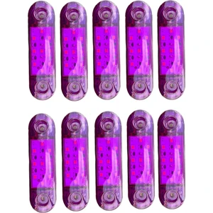Ahmet Otomotiv 9 Ledli Tombul Parmak LED 10 Adet Mor