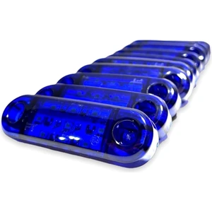 Ahmet Otomotiv (10 Adet) Tombul Parmak LED Mavi 12V-24V