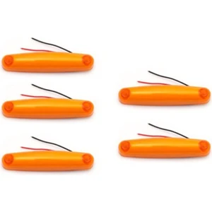 Ahmet Otomotiv 5 Adet Neon Parmak LED Lamba Sarı 12V-24V Uyumlu