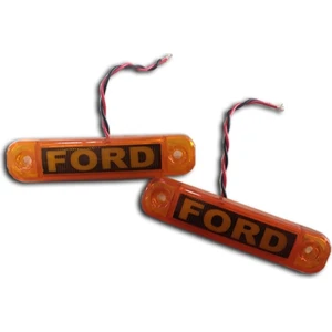 Ahmet Otomotiv Marka Yazılı Parmak LED Ford Sarı 12V-24V