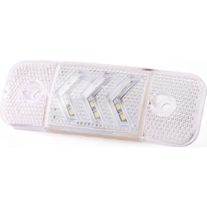 Ahmet Otomotiv Beyaz Side Marker Lamba 15 Ledli 12V-24V 11,5cm