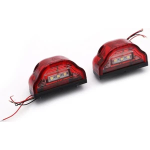 Ahmet Otomotiv Ledli Plaka Lambası 12V-24V TAKIM(SAĞ-SOL)2ADET