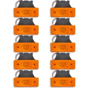 Ahmet Otomotiv 10 Adet Side Marker LED Lamba Sarı 12V-24V