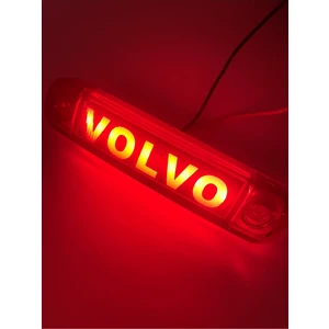 Ahmet Otomotiv (5 Adet) Volvo Yazılı Parmak LED Kırmızı Renk