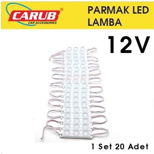 Ahmet Otomotiv Parmak Lamba Seti 3 Ledli Soft Beyaz Renk 12V