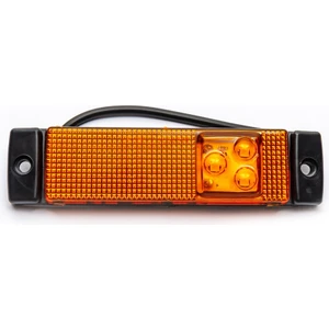 Ahmet Otomotiv 3 Ledli Krone Tip Yan Etek Lambası Sarı Renk 12VOLT-24VOLT