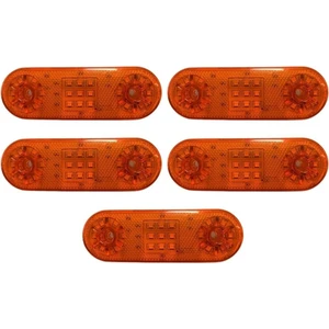 Ahmet Otomotiv (5 Adet) 21 LED Sarı Lamba 12V-24V Tır Kamyon Dorse Otobüs Minibüs Offroad