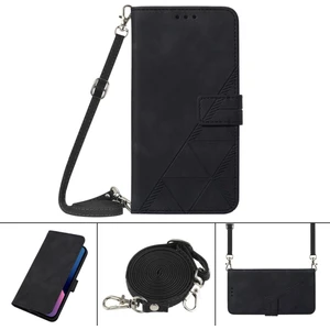 Yihang Boutique Samsung Galaxy S22 Ultra ile Uyumlu Tam Korumalı Yumuşak Pu Deri Kapaklı Cüzdan Telefon Kılıfı, Kart Tutuculu ve Uzun Askılı (Yurt Dışından)
