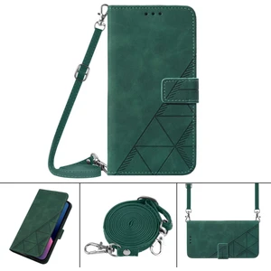 Yihang Boutique Samsung Galaxy Z Fold 5 ile Uyumlu Tam Korumalı Yumuşak Pu Deri Kapaklı Cüzdan Telefon Kılıfı, Kart Tutuculu ve Uzun Askılı (Yurt Dışından)