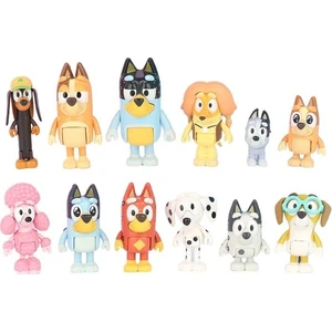 Rajarm Shopping 12'li Bluey Friends Collie Oyuncak Seti (Yurt Dışından)
