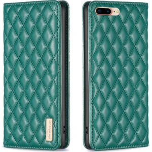 Yihang Boutique iPhone 7 Plus/8 Plus Için Kılıf Pu Deri Manyetik Toka Flip Folyo Koruyucu Kapak Tutucu Kılıf (Yurt Dışından)