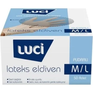 Çok Amaçlı Latex Eldiven 50'Li M/L