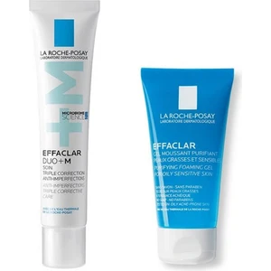La Roche-Posay Effaclar Duo+ M Yüz Bakım Kremi 40 ml + Effaclar 50 ml Jel