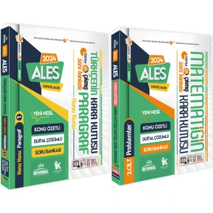 Karakutu Yayınları ALES Paragraf ve Problemler Kara Kutu Konu Özetli D. Çözümlü ÖSYM Çıkmış Soru Bankası 2'li Set