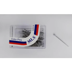Eşarp Iğnesi - 100 Adet Gümüş Renk