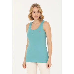 U.S. Polo Assn. Kadın Mint Tişört Basic 50262673-VR090