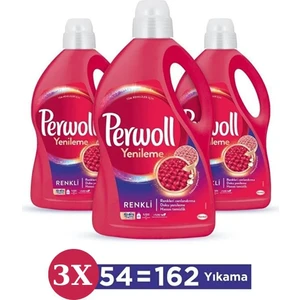 Renkli Yenileme Hassas Bakım Sıvı Çamaşır Deterjanı 3'lü Set (3 X 2,97 lt)