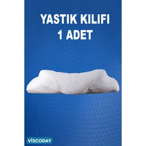 Yastık Kılıfı Boyun Destekli Ortopedik Visco Yastık Kılıfı 1 Adet Cloud Confort