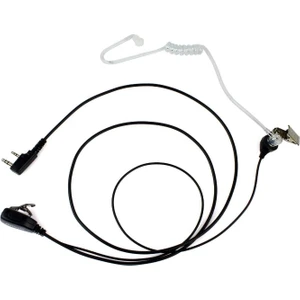 Radyo Kulaklık 2 Pin  Retevis RT24 Plus RT622 RT27 Baofeng Uv-5r Plus BF-888S BF-88E Kenwood Güvenlik Kulaklık Kulaklık Kulaklık ile Uyumlu (1 adet)