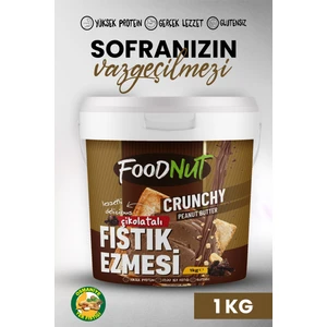 Çikolatalı Fıstık Ezmesi 1 kg - Çikolata Parçacıklı Fıstık Ezmesi