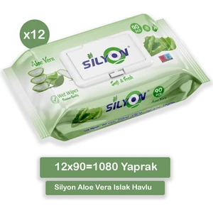 Islak Mendil Aloe Vera 90'LIX12 Adet