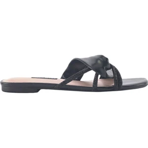 Nine West Aster 3fx Siyah Kadın Düz Terlik