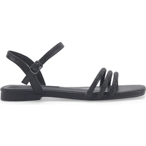 Nine West Angel 3fx Siyah Kadın Düz Sandalet